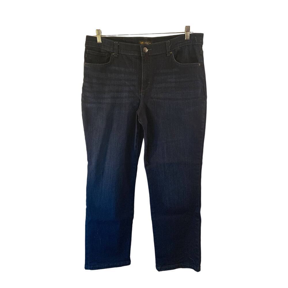 LEE Women’s Relaxed Fit Straight Leg Mid-Rise Jeans / Size: 16P